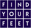 Find your feet logo